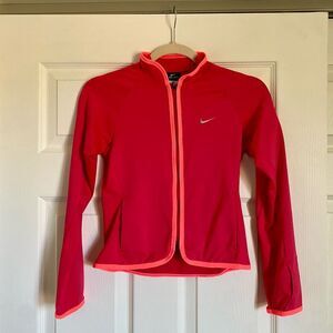 Y2K Nike Dri-FIT Hot Pink Running Jacket with Coral Trim